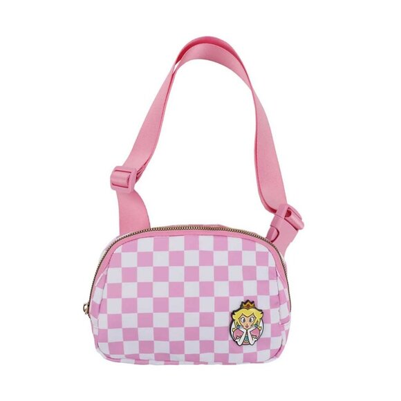 Nintendo Peach Checker Fanny Pack - Picture 2 of 11